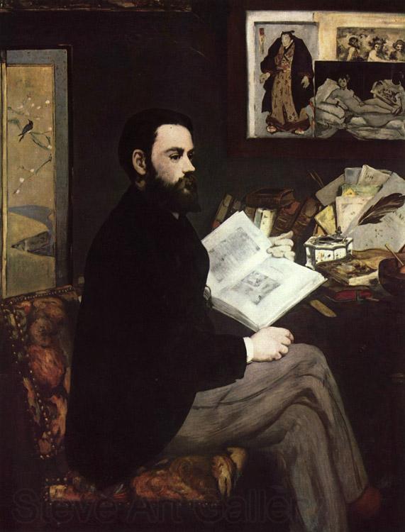 Edouard Manet Portrait of Emile Zola (mk09)